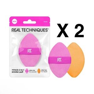 Real Techniques Miracle 2-In-1 Powder Puff x 2
